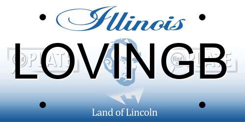 LOVINGB Illinois License Plate