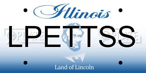 LPETTSS Illinois License Plate