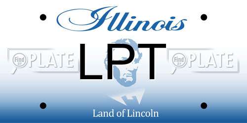LPT Illinois License Plate