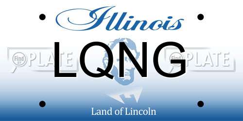 LQNG Illinois License Plate