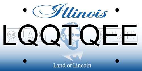 LQQTQEE Illinois License Plate