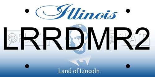 LRRDMR2 Illinois License Plate