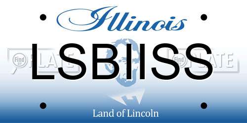 LSBIISS Illinois License Plate