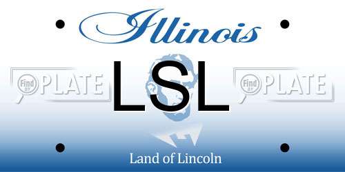LSL Illinois License Plate