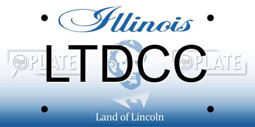 LTDCC Illinois License Plate