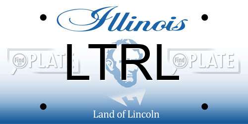 LTRL Illinois License Plate