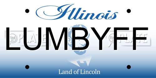 LUMBYFF Illinois License Plate