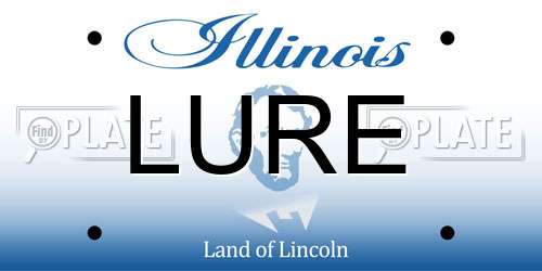 LURE Illinois License Plate
