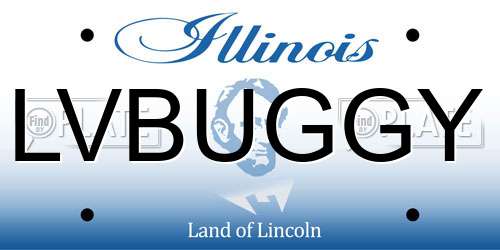 LVBUGGY Illinois License Plate