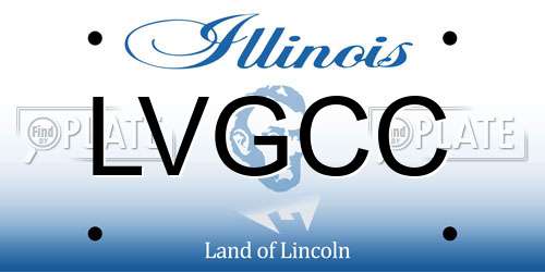 LVGCC Illinois License Plate