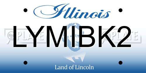 LYMIBK2 Illinois License Plate