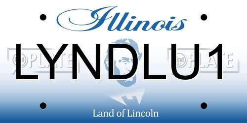 LYNDLU1 Illinois License Plate