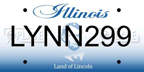 LYNN299 Illinois License Plate