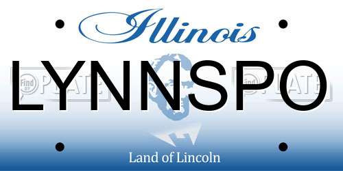 LYNNSPO Illinois License Plate