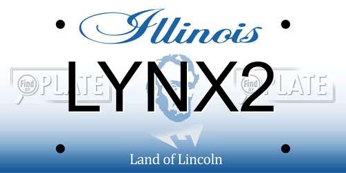 LYNX2 Illinois License Plate