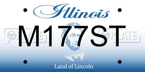 M177ST Illinois License Plate
