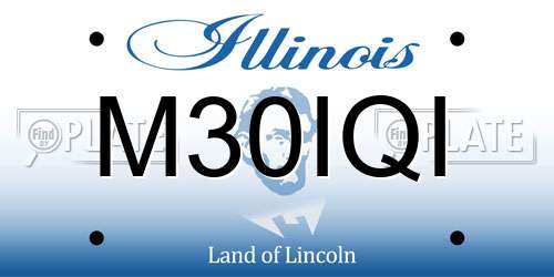 M30IQI Illinois License Plate