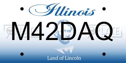 M42DAQ Illinois License Plate