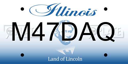 M47DAQ Illinois License Plate