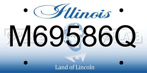 M69586Q Illinois License Plate