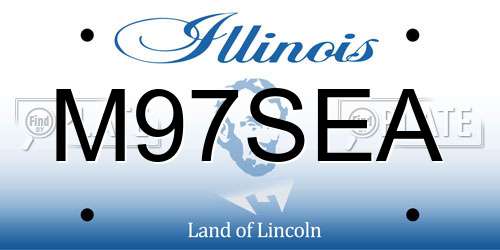 M97SEA Illinois License Plate