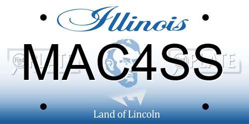 MAC4SS Illinois License Plate