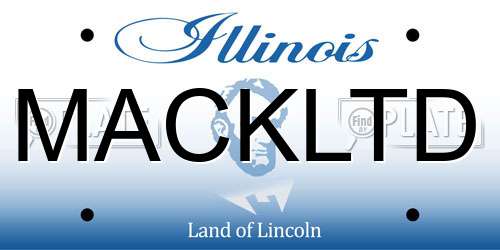 MACKLTD Illinois License Plate