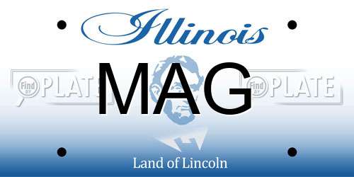 MAG Illinois License Plate