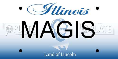 MAGIS Illinois License Plate