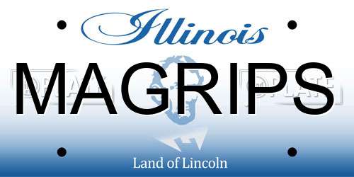 MAGRIPS Illinois License Plate
