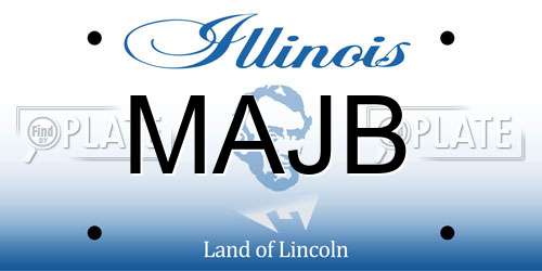 MAJB Illinois License Plate