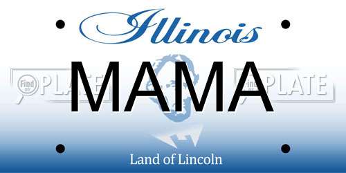 MAMA Illinois License Plate