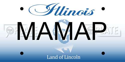 MAMAP Illinois License Plate