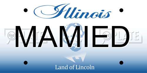 MAMIED Illinois License Plate