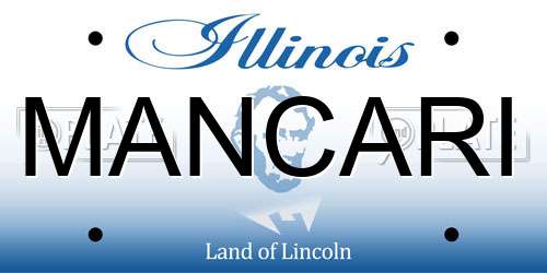 MANCARI Illinois License Plate