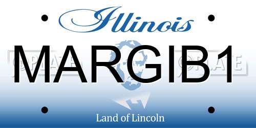 MARGIB1 Illinois License Plate