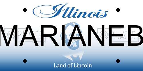 MARIANEB Illinois License Plate