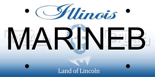 MARINEB Illinois License Plate