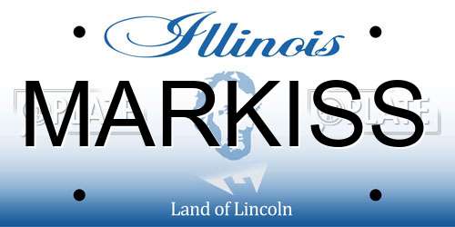 MARKISS Illinois License Plate