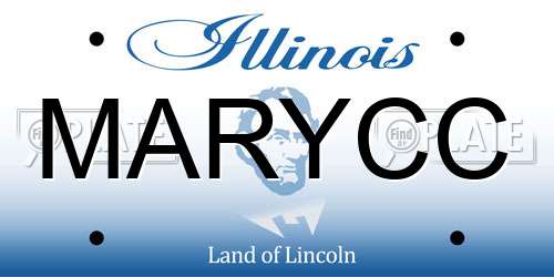 MARYCC Illinois License Plate