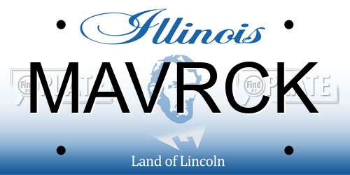 MAVRCK Illinois License Plate