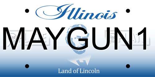 MAYGUN1 Illinois License Plate