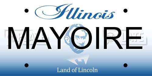 MAYOIRE Illinois License Plate