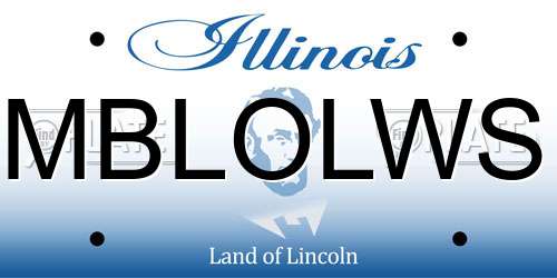 MBLOLWS Illinois License Plate