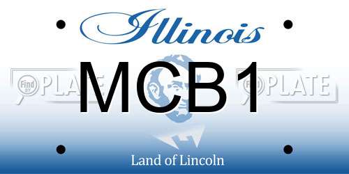 MCB1 Illinois License Plate