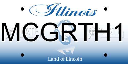 MCGRTH1 Illinois License Plate