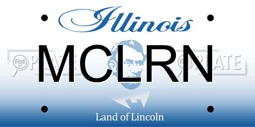 MCLRN Illinois License Plate