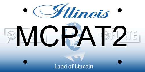 MCPAT2 Illinois License Plate