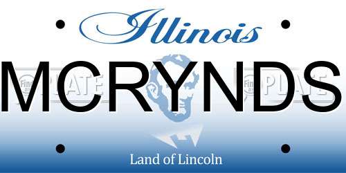 MCRYNDS Illinois License Plate