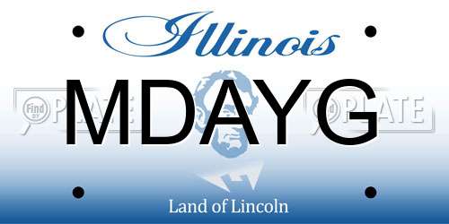 MDAYG Illinois License Plate